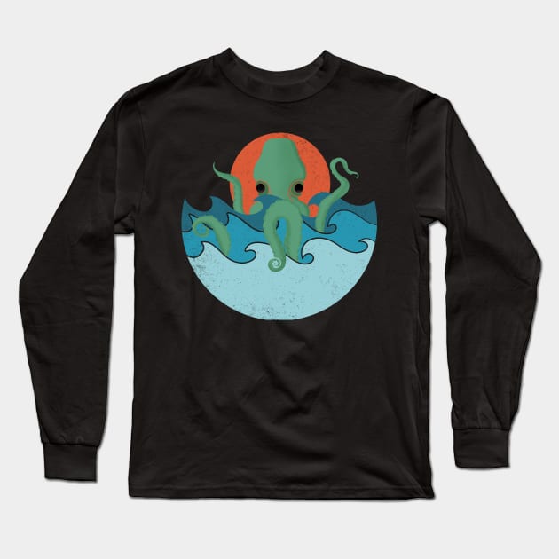 Kraken Long Sleeve T-Shirt by aStro678